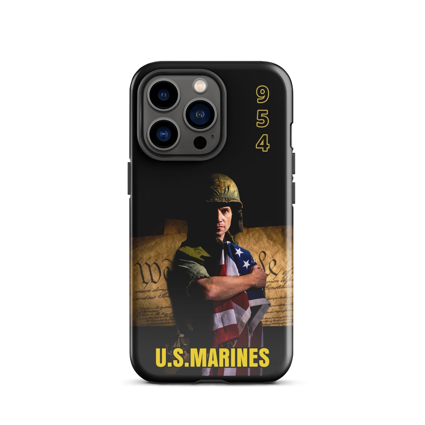 U.S. Marine 954 Signature Tough Case for iPhone®