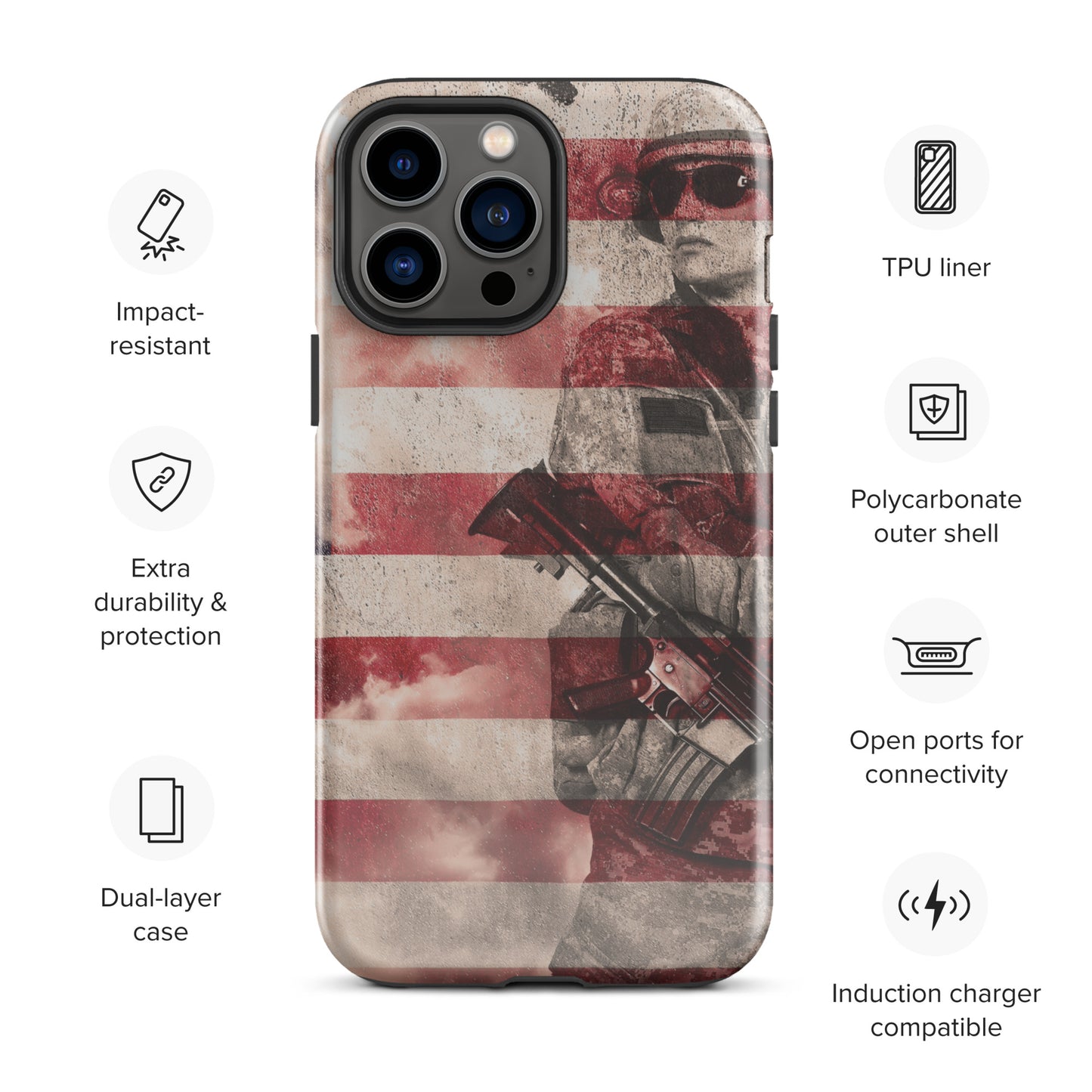American Warrior 954 Signature Tough Case for iPhone®