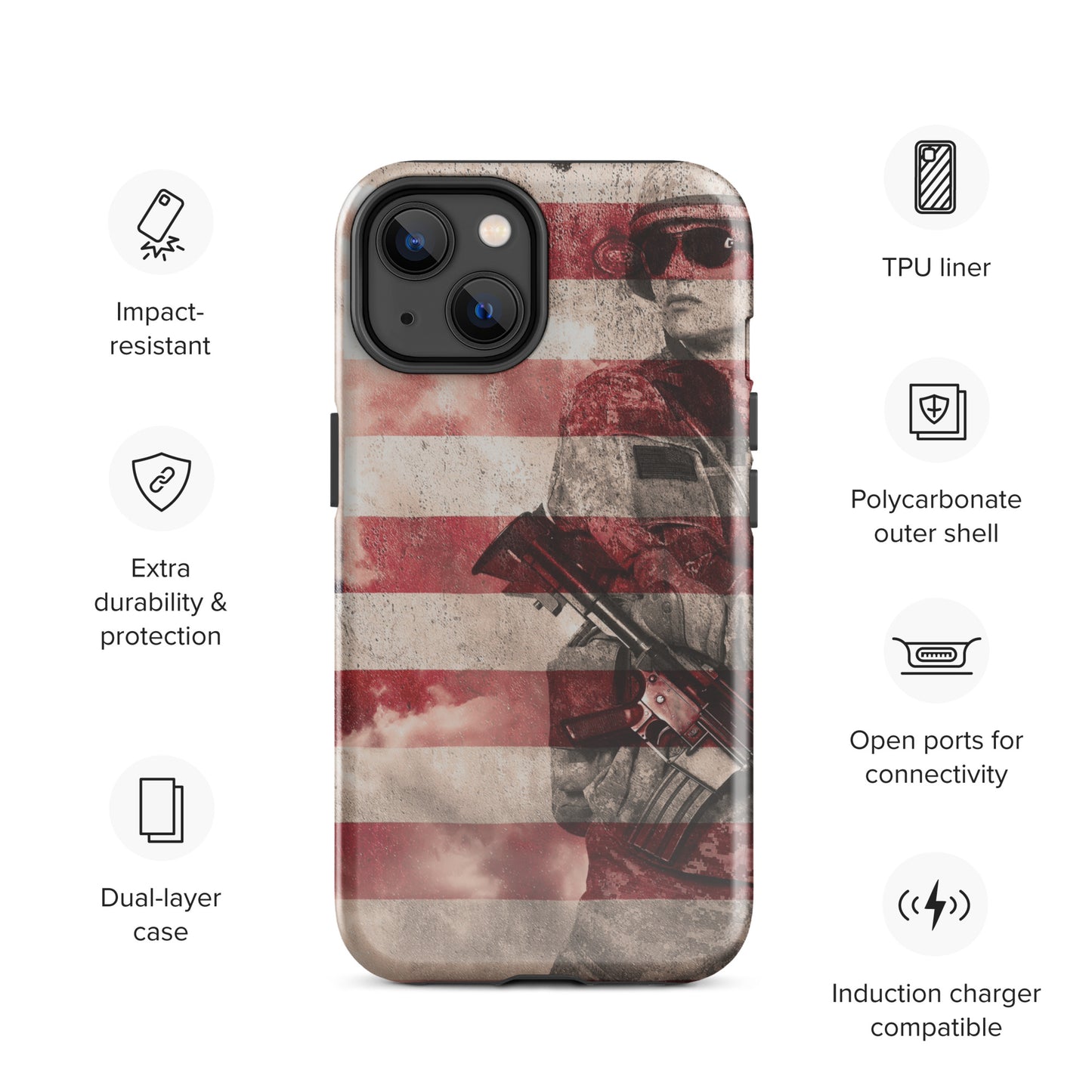 American Warrior 954 Signature Tough Case for iPhone®