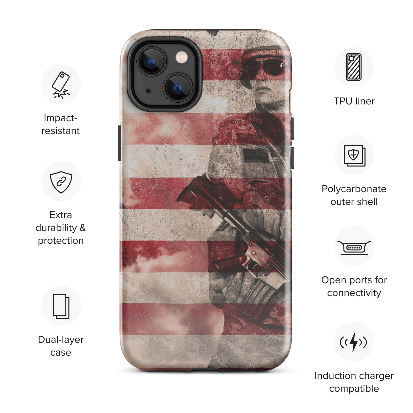 American Warrior 954 Signature Tough Case for iPhone®