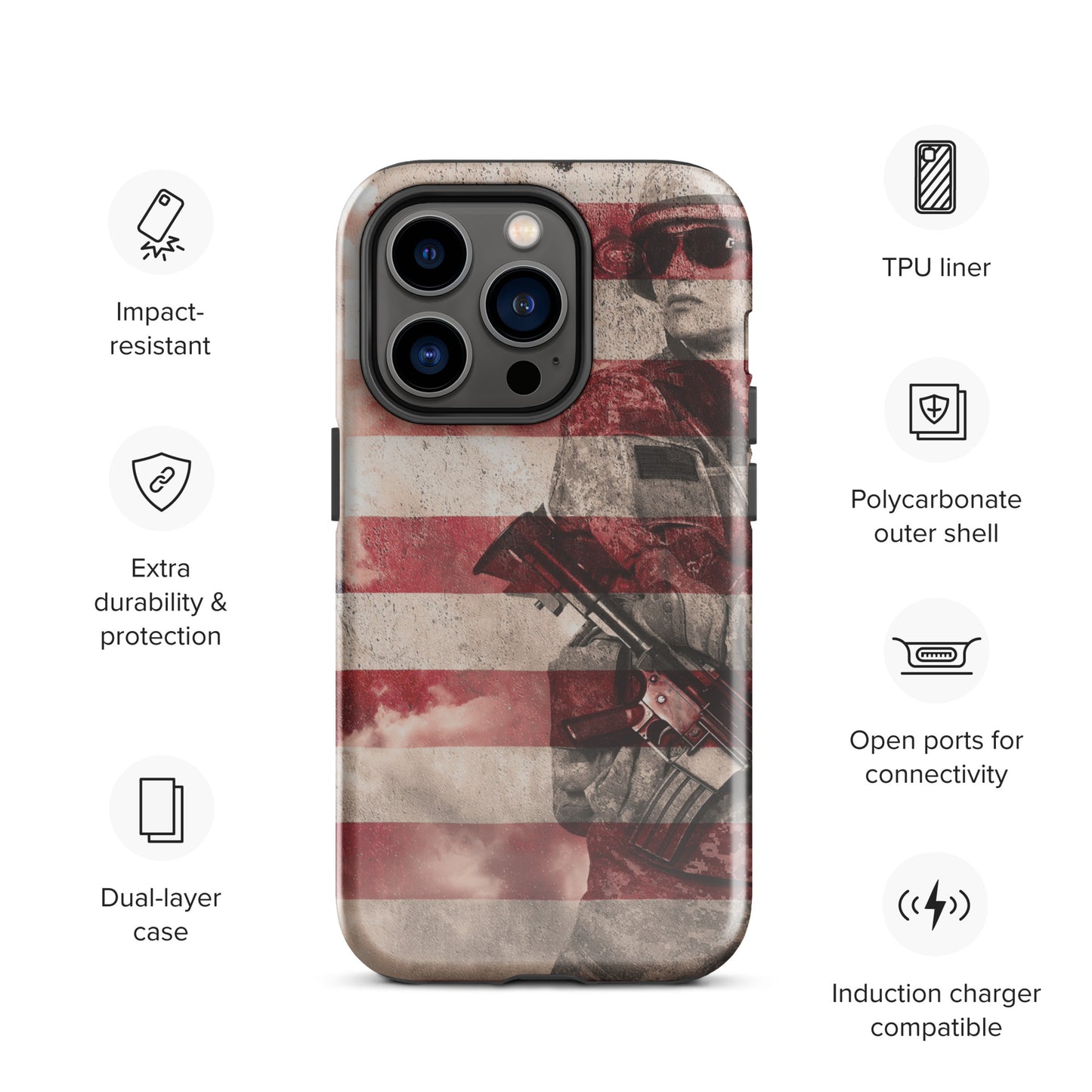 American Warrior 954 Signature Tough Case for iPhone®