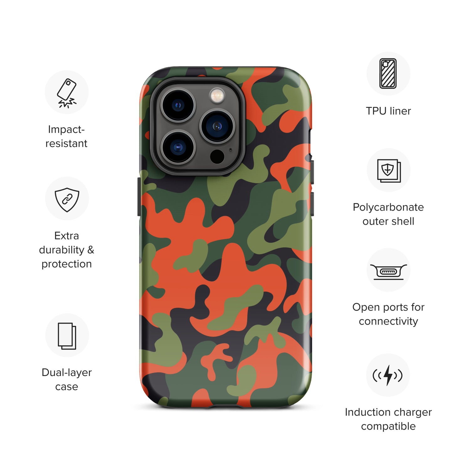 Heated 954 Siganture Tough Case for iPhone®