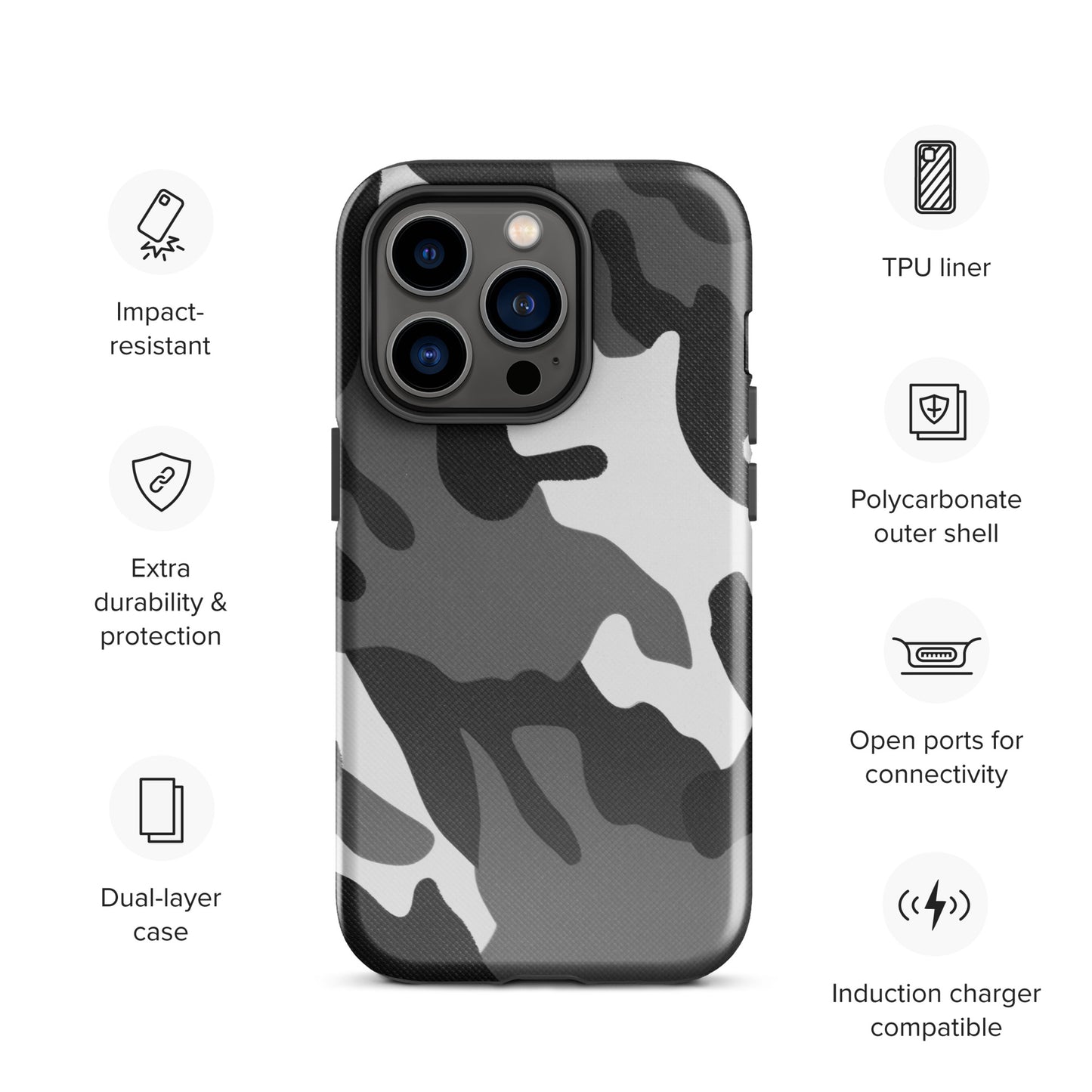 Multi-Camo V9 954 Signature Tough Case for iPhone®