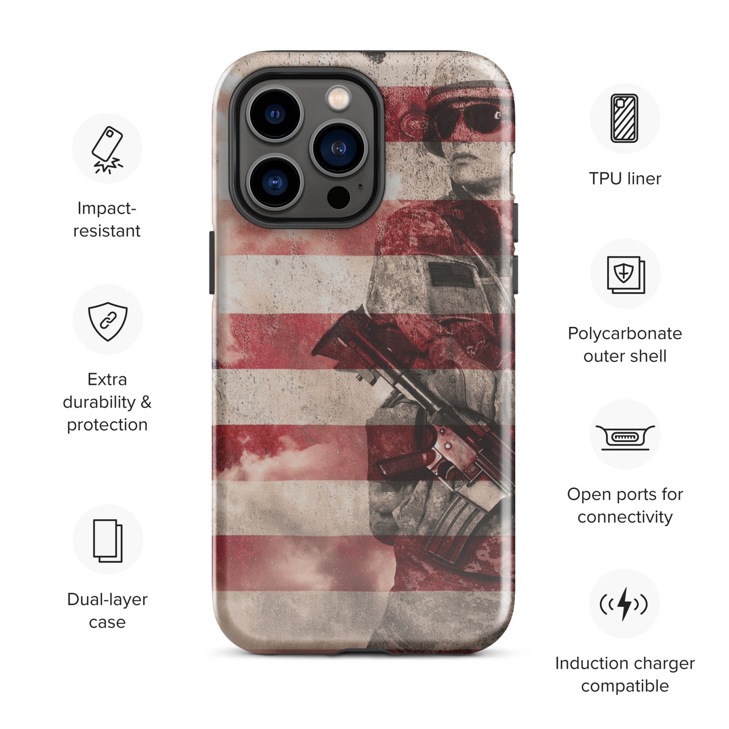 American Warrior 954 Signature Tough Case for iPhone®