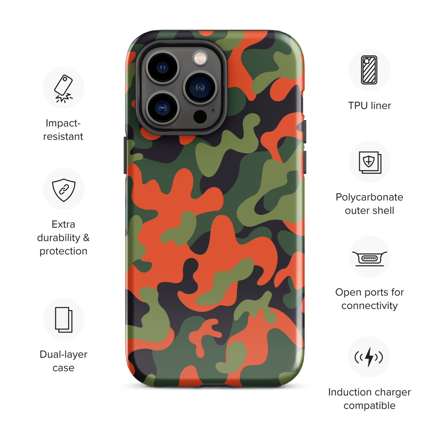 Heated 954 Siganture Tough Case for iPhone®
