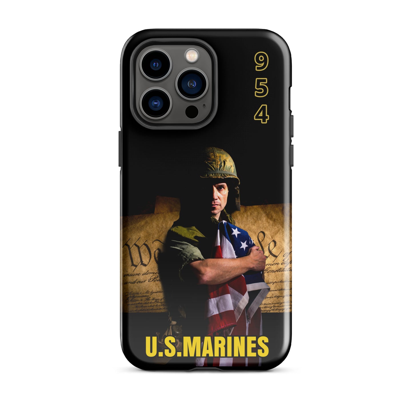 U.S. Marine 954 Signature Tough Case for iPhone®