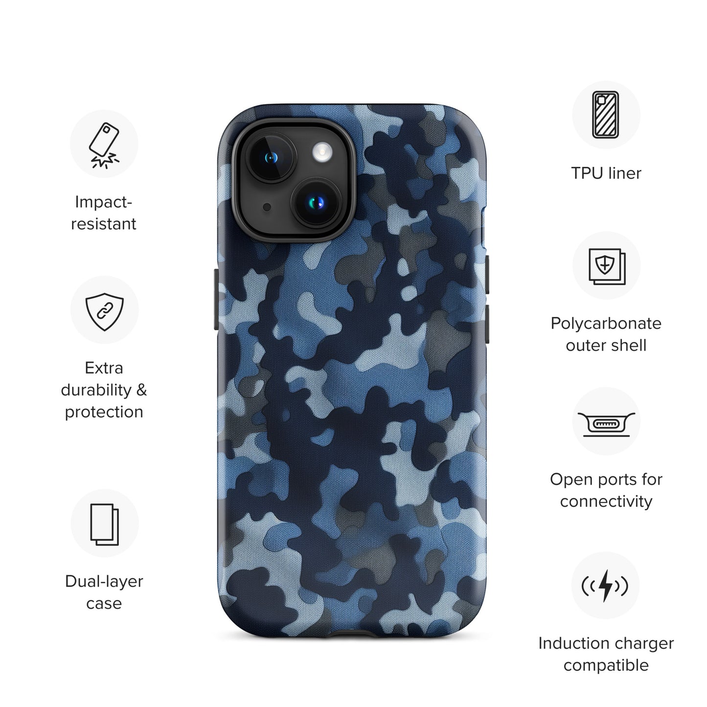 Multi-Color VJ 954 Signature Tough Case for iPhone®