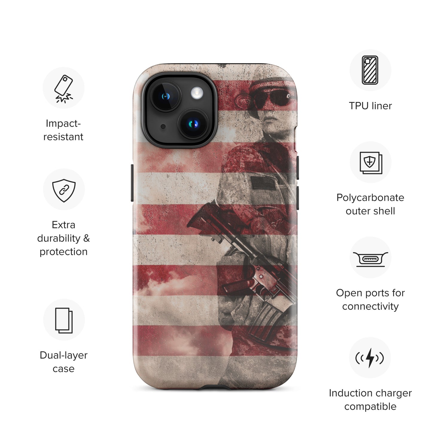 American Warrior 954 Signature Tough Case for iPhone®