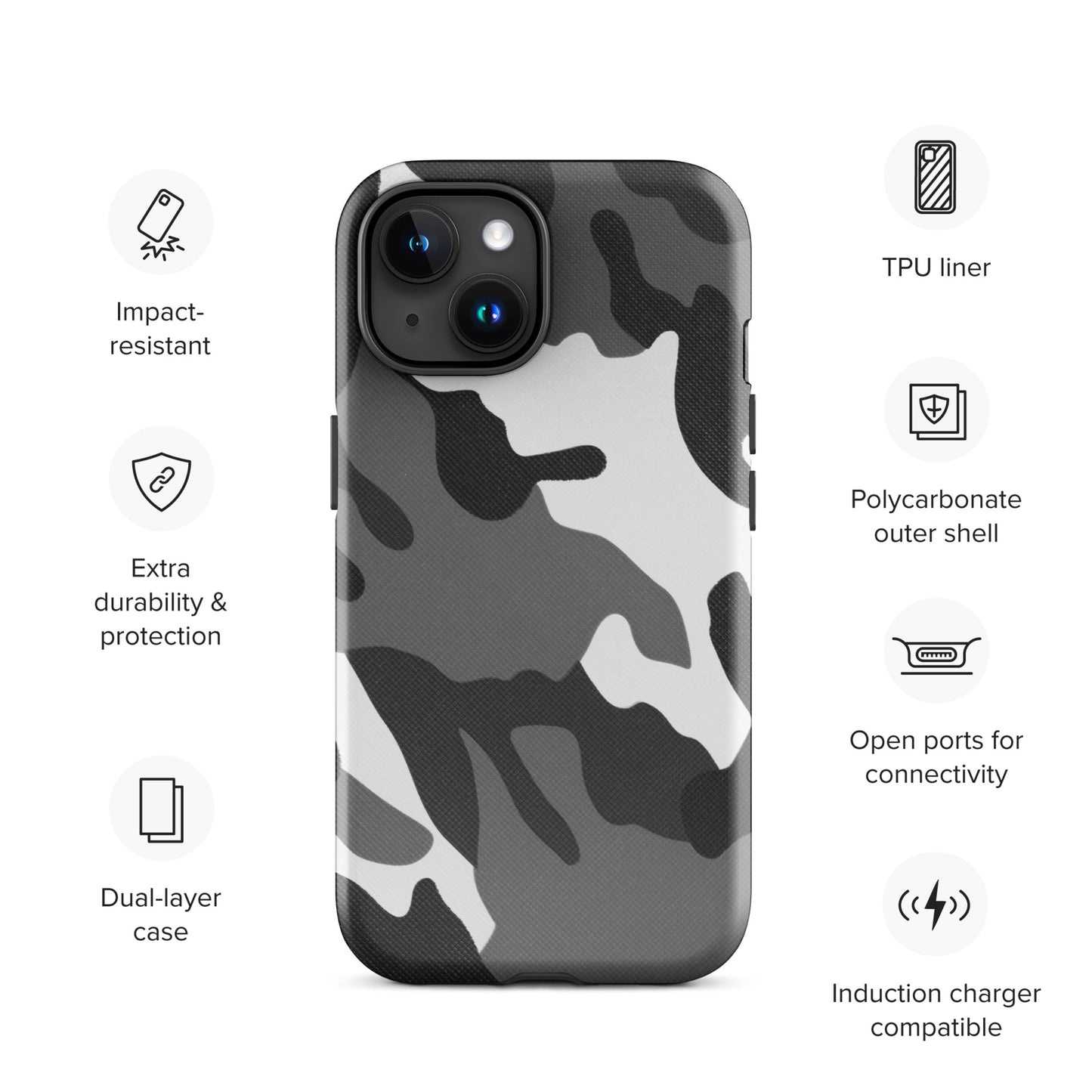 Multi-Camo V9 954 Signature Tough Case for iPhone®