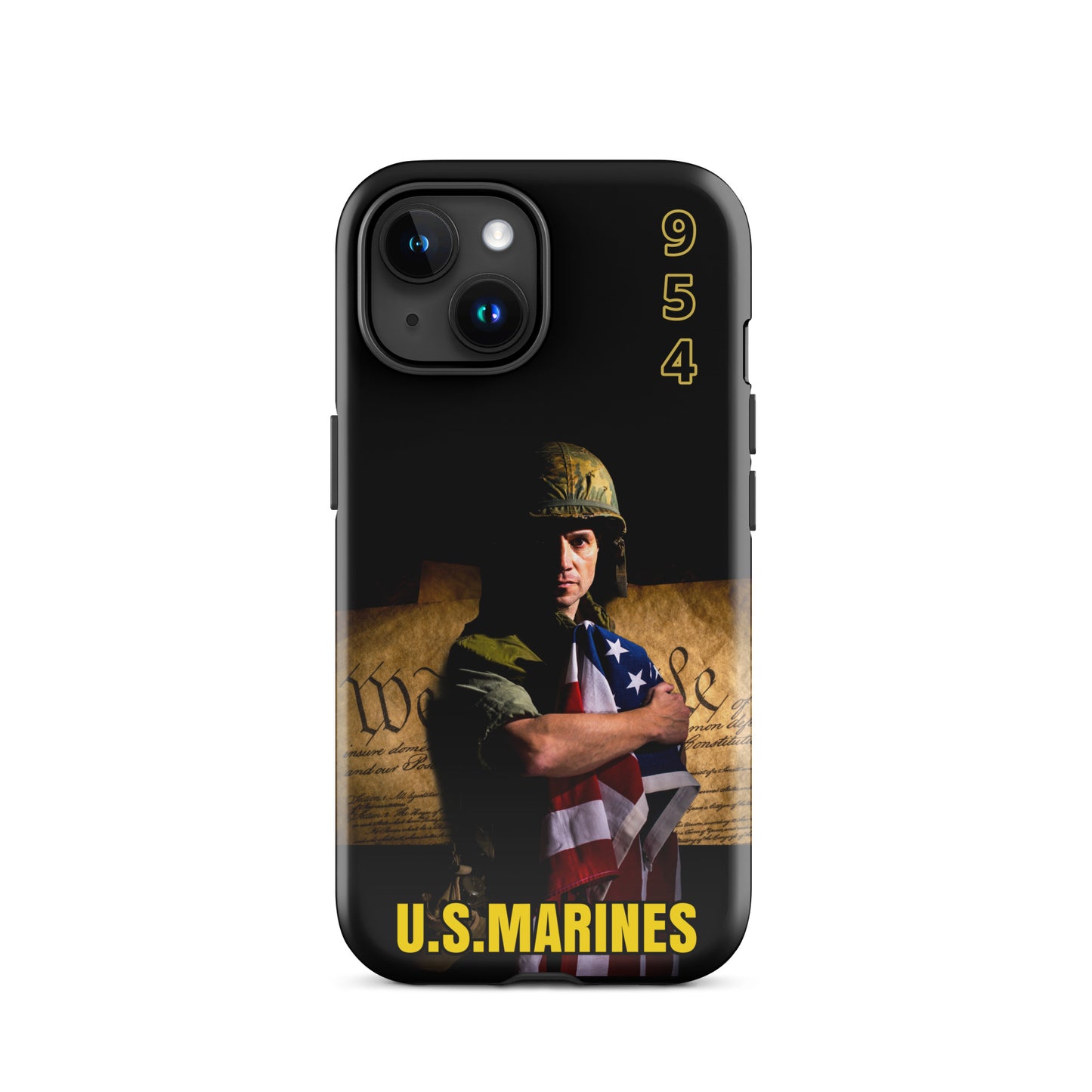U.S. Marine 954 Signature Tough Case for iPhone®