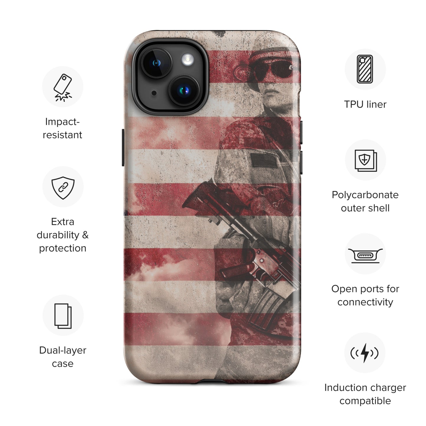 American Warrior 954 Signature Tough Case for iPhone®