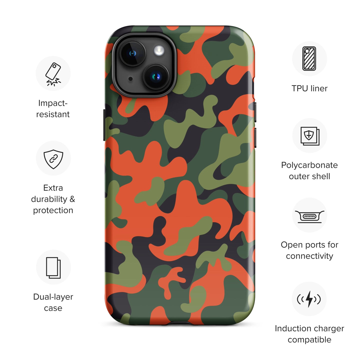 Heated 954 Siganture Tough Case for iPhone®