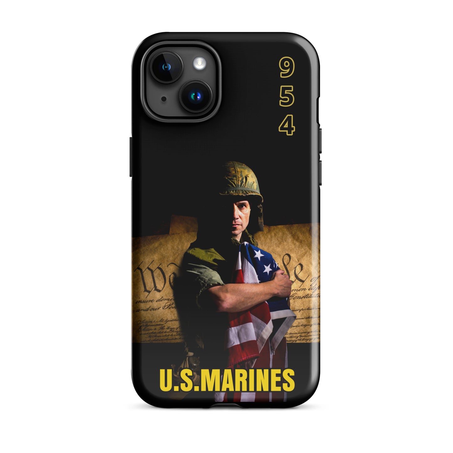 U.S. Marine 954 Signature Tough Case for iPhone®