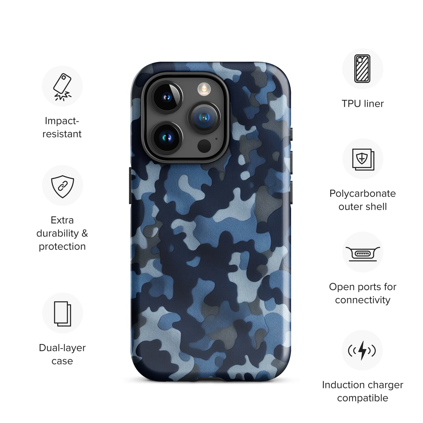 Multi-Color VJ 954 Signature Tough Case for iPhone®