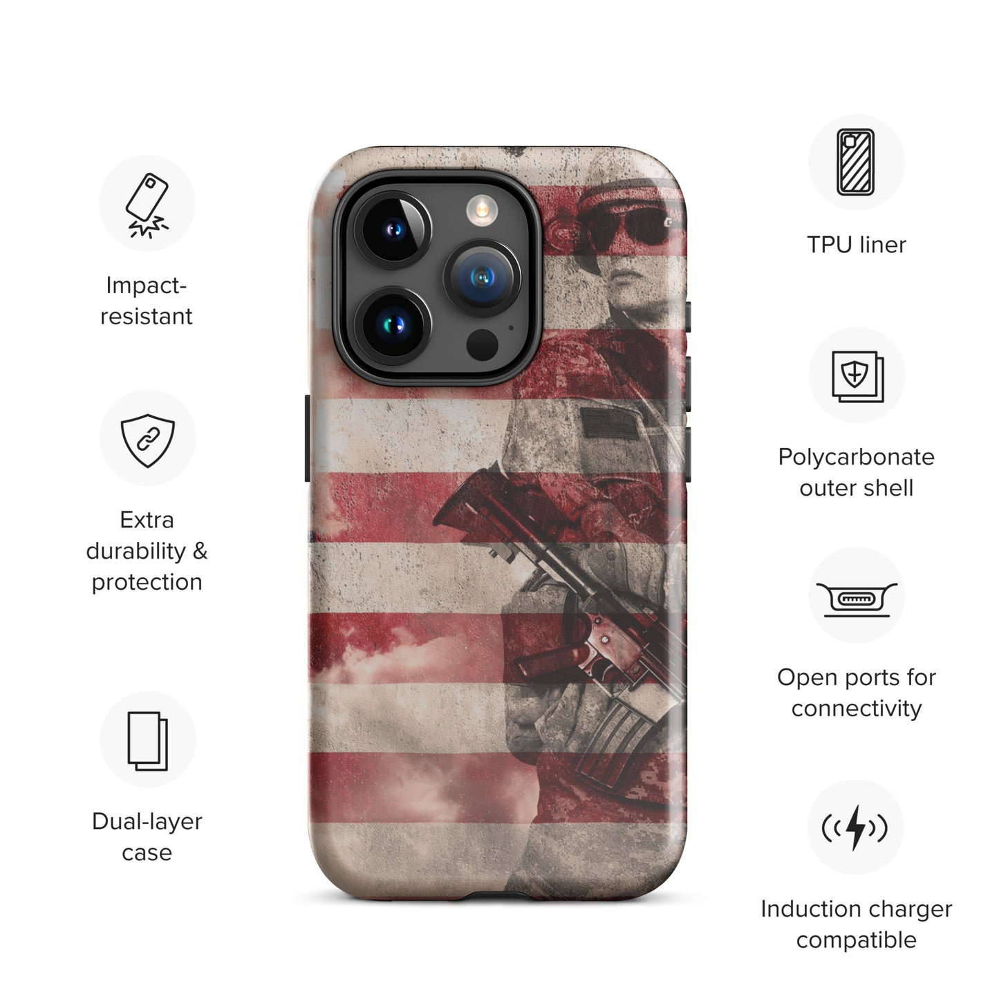 American Warrior 954 Signature Tough Case for iPhone®