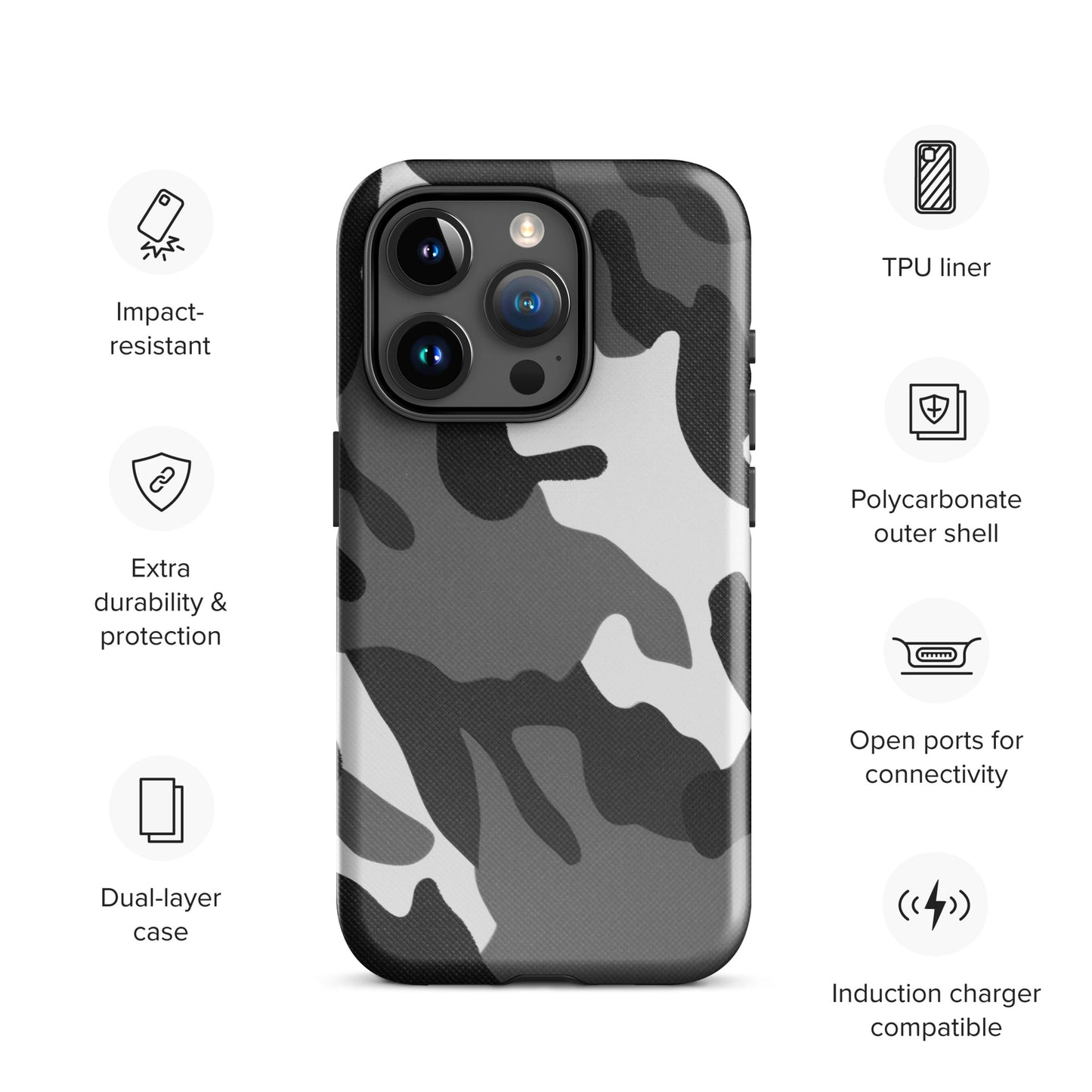 Multi-Camo V9 954 Signature Tough Case for iPhone®