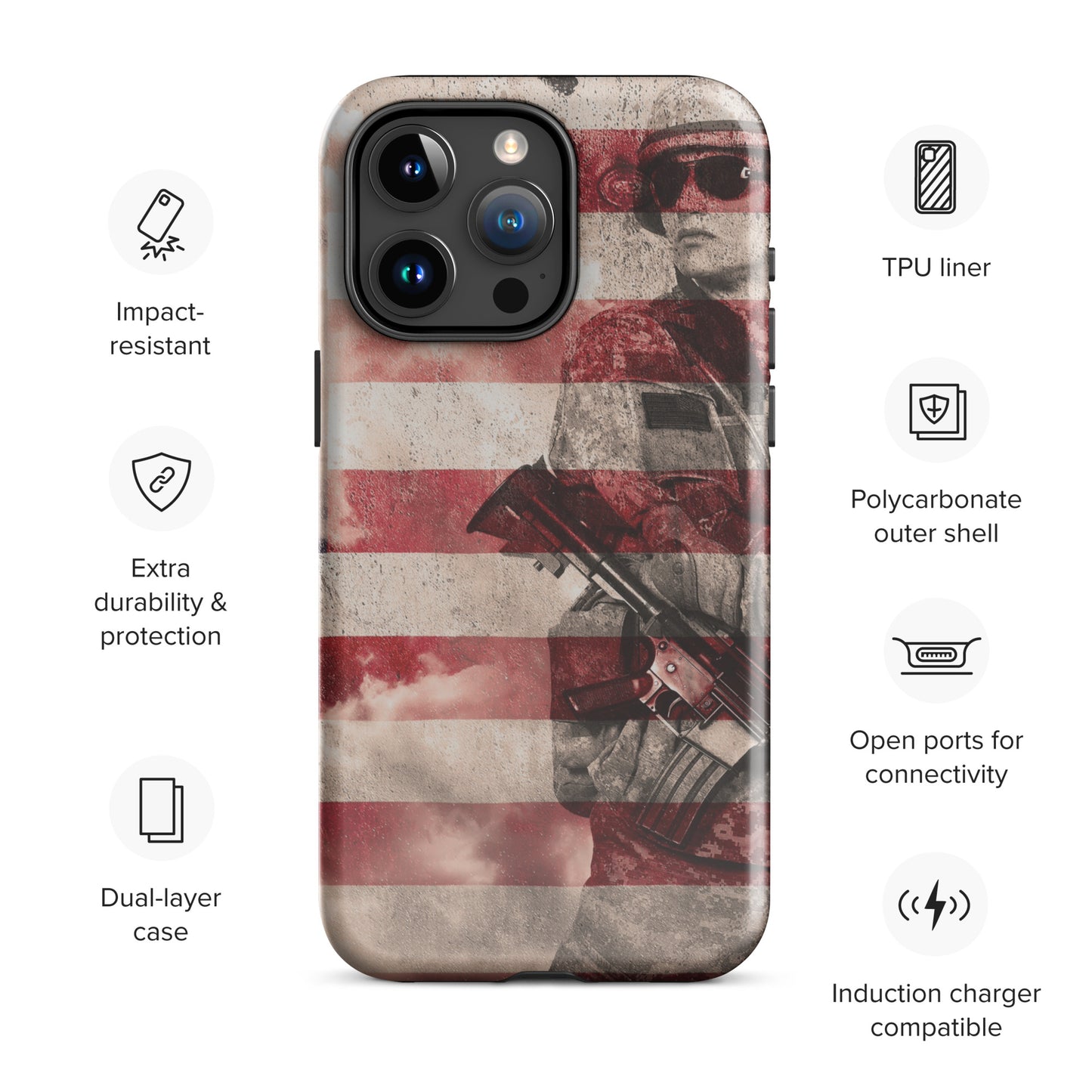 American Warrior 954 Signature Tough Case for iPhone®