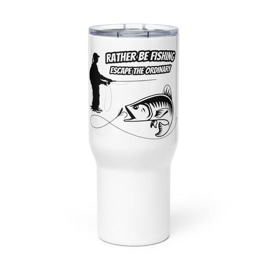 Rather be Fishing 954 Signature Travel mug with a handle