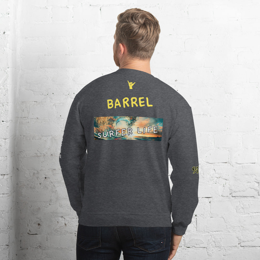 Surfer Life Barrel 954 Signature Unisex Sweatshirt