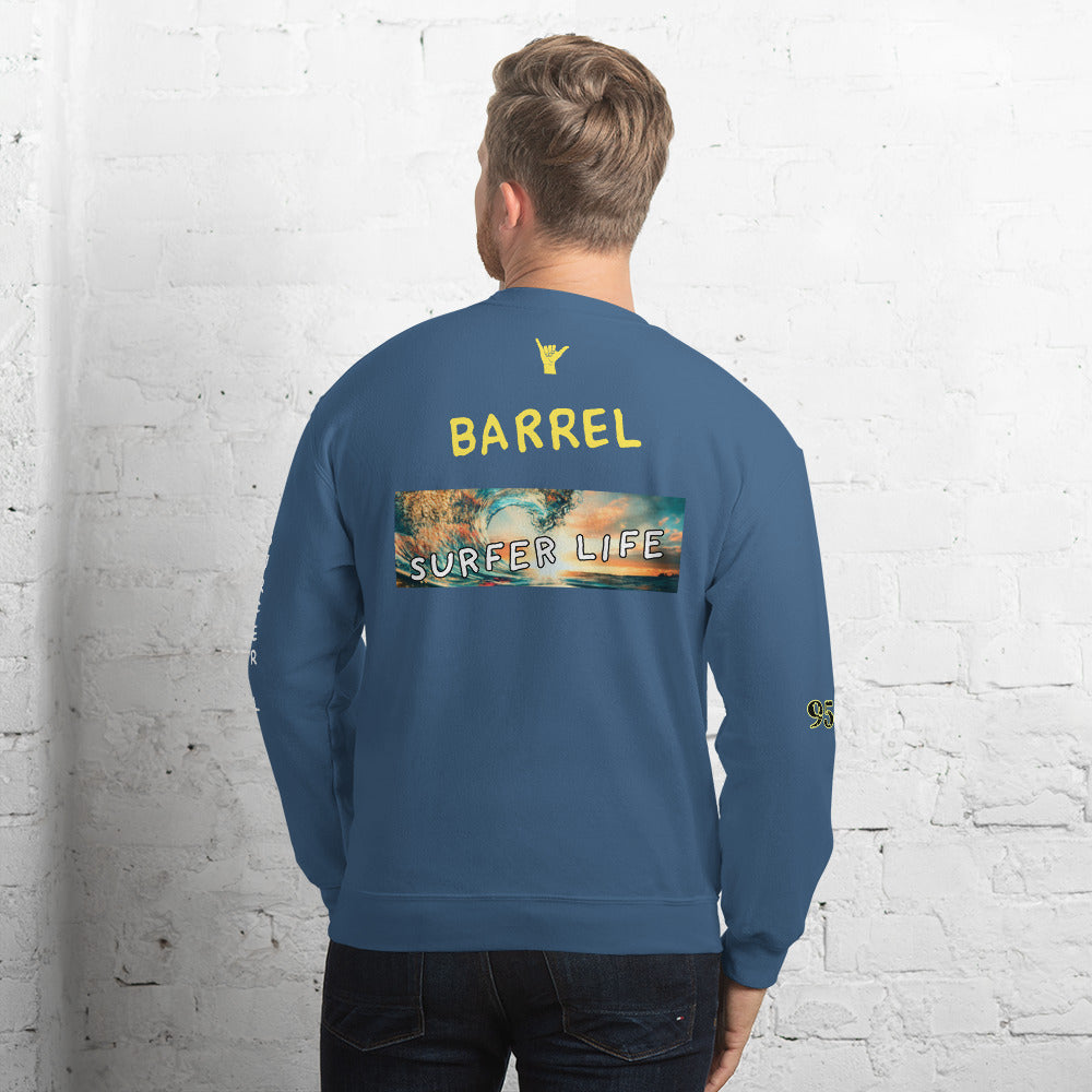 Surfer Life Barrel 954 Signature Unisex Sweatshirt