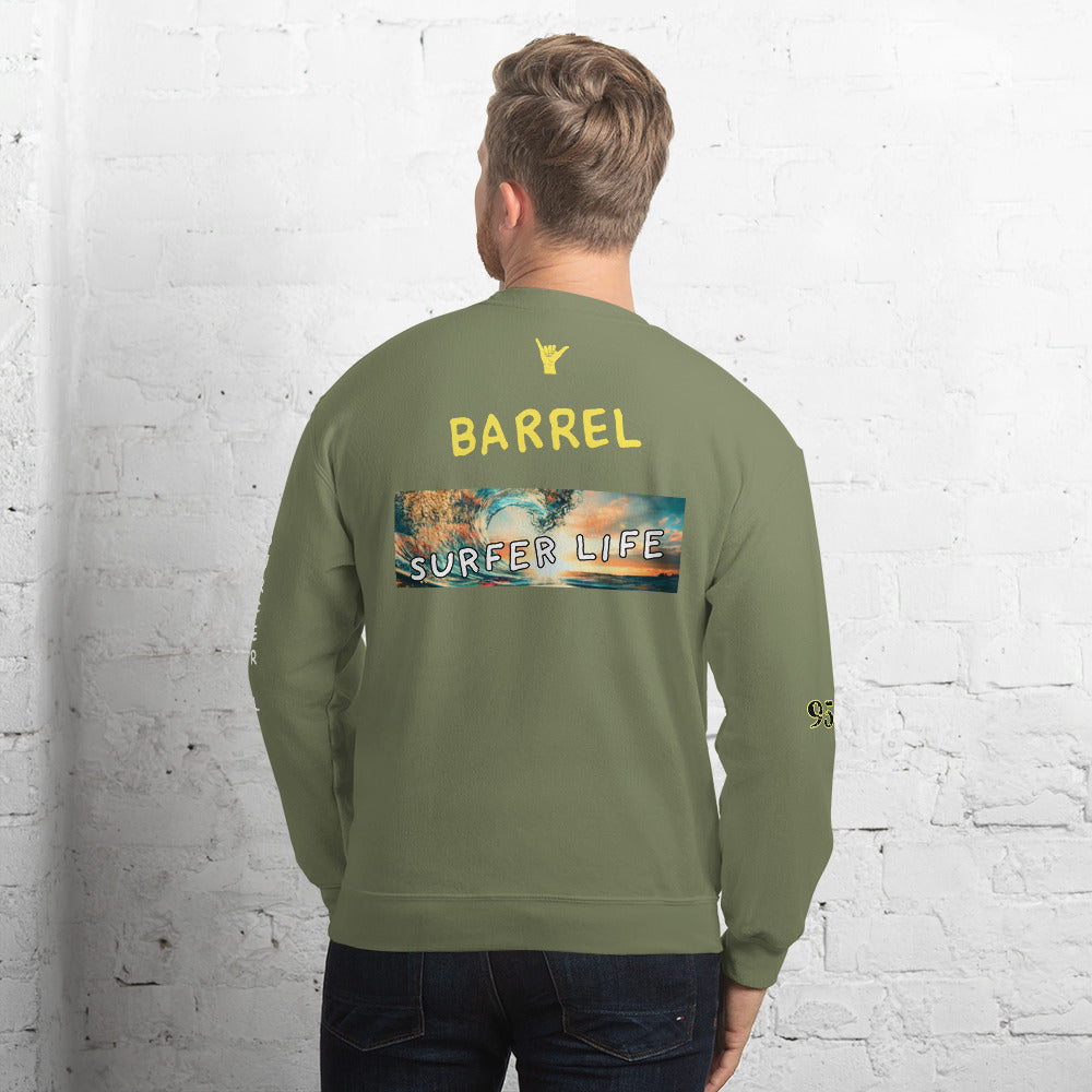Surfer Life Barrel 954 Signature Unisex Sweatshirt
