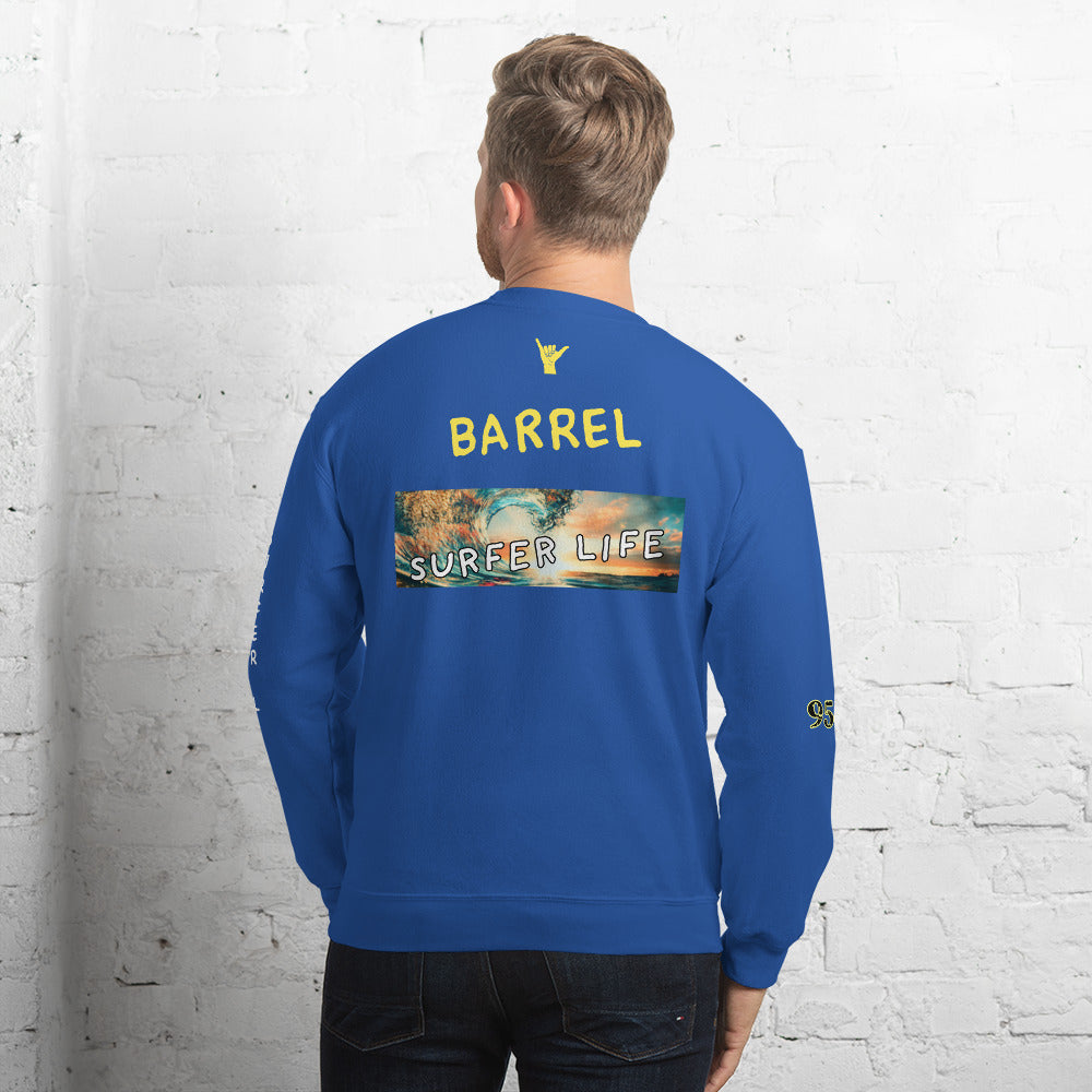Surfer Life Barrel 954 Signature Unisex Sweatshirt