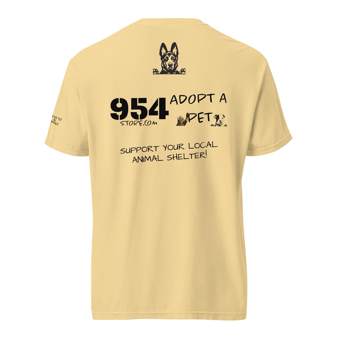 Adopt A Pet 954 Unisex garment-dyed heavyweight t-shirt