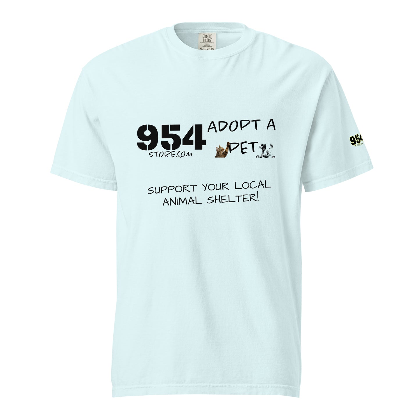 Adopt A Pet 954 Unisex garment-dyed heavyweight t-shirt