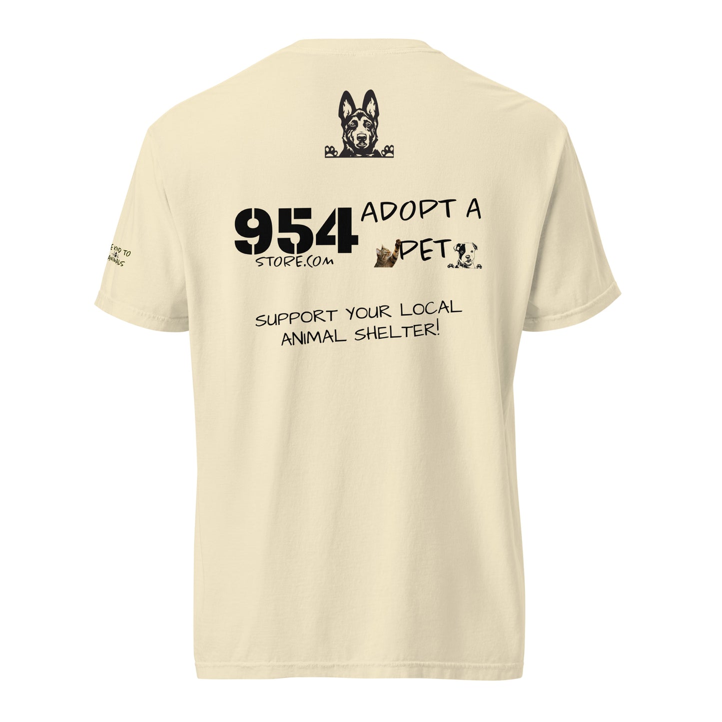 Adopt A Pet 954 Unisex garment-dyed heavyweight t-shirt