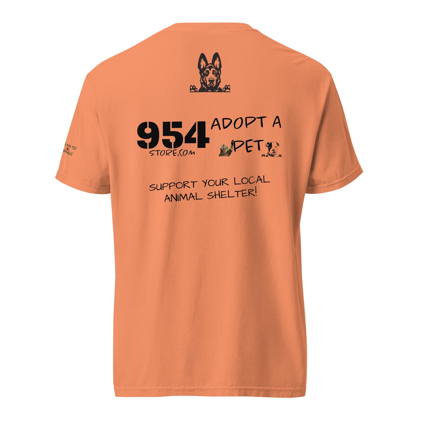 Adopt A Pet 954 Unisex garment-dyed heavyweight t-shirt