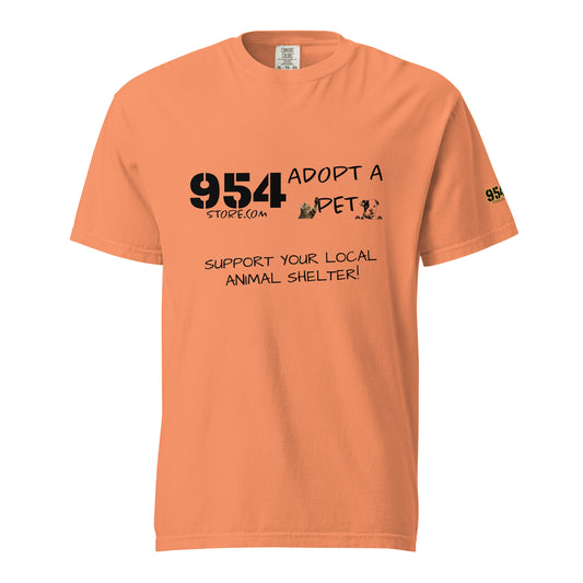 Adopt A Pet 954 Unisex garment-dyed heavyweight t-shirt