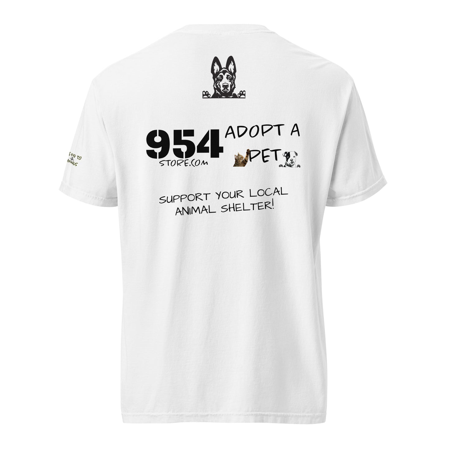 Adopt A Pet 954 Unisex garment-dyed heavyweight t-shirt