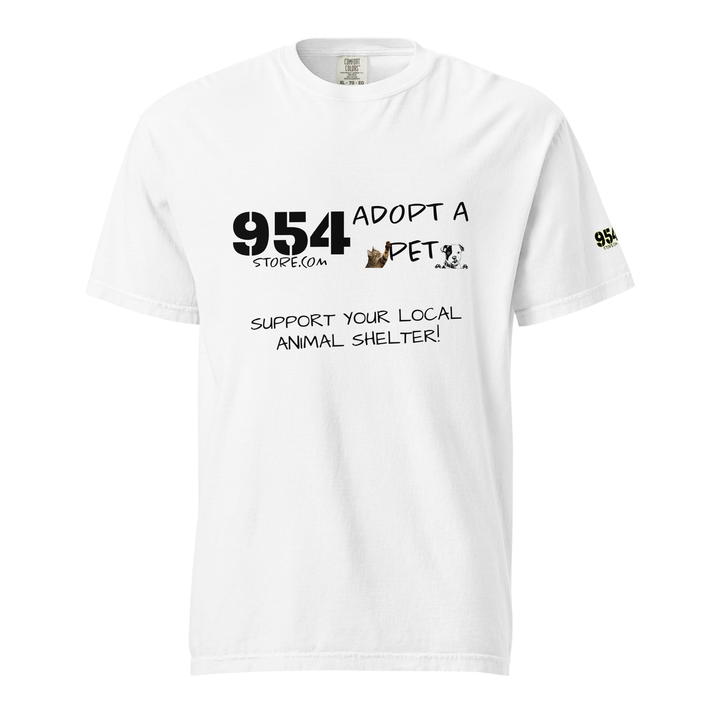 Adopt A Pet 954 Unisex garment-dyed heavyweight t-shirt