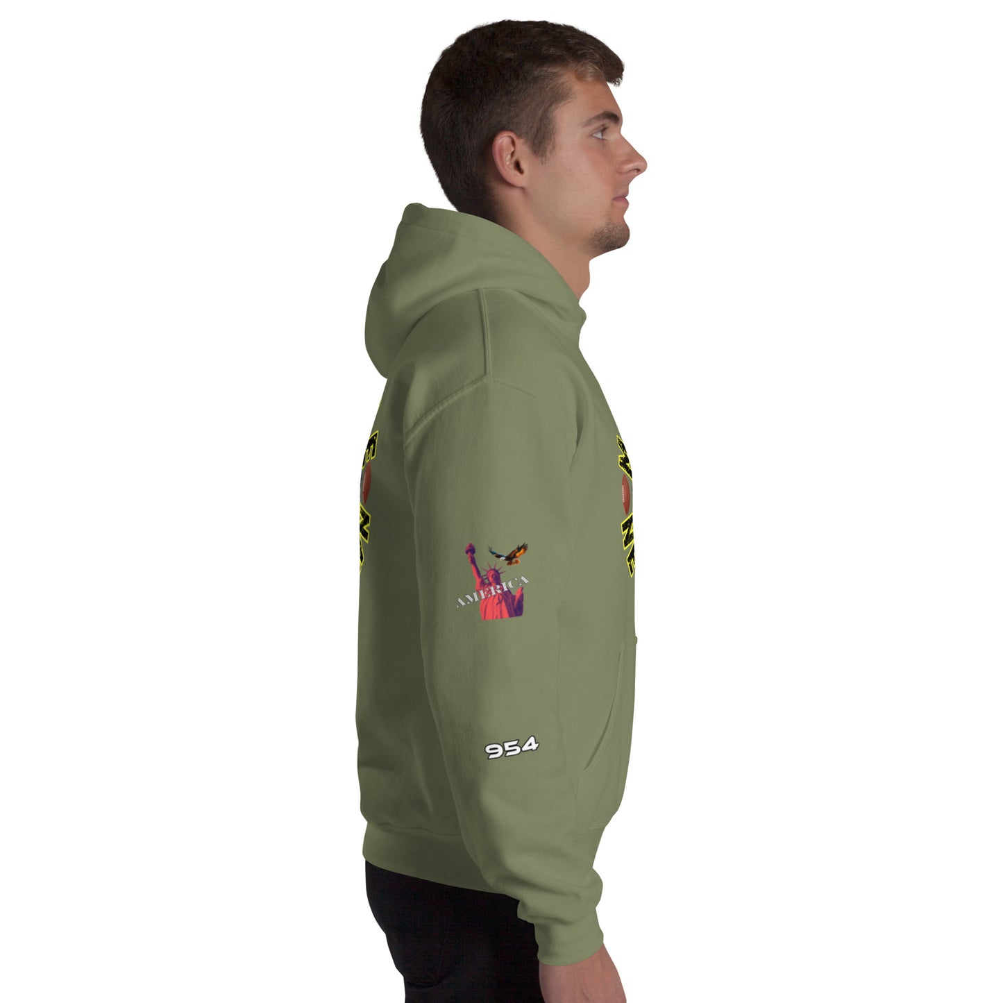 Marple DELCO Football 954 Signature Unisex Hoodie