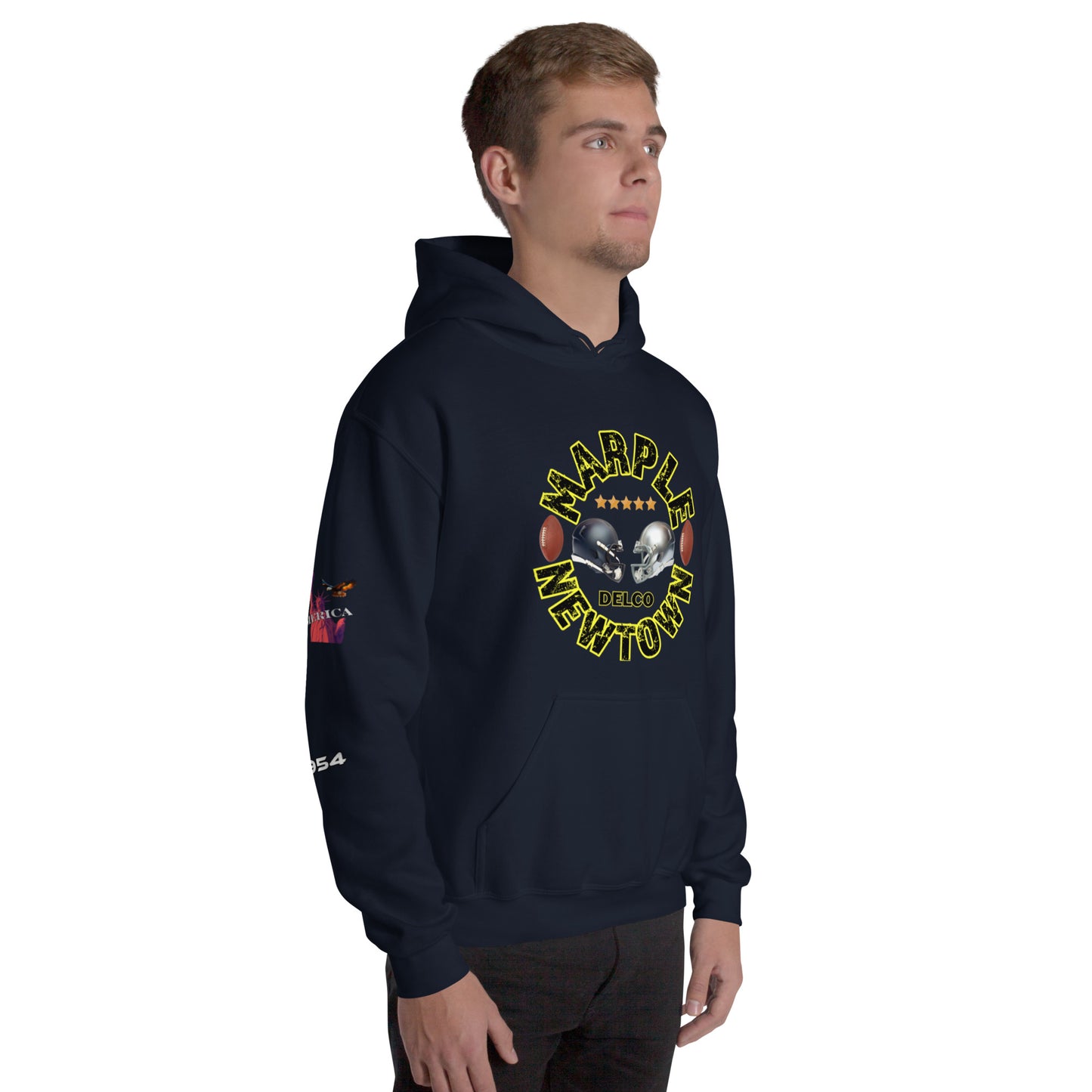Marple DELCO Football 954 Signature Unisex Hoodie