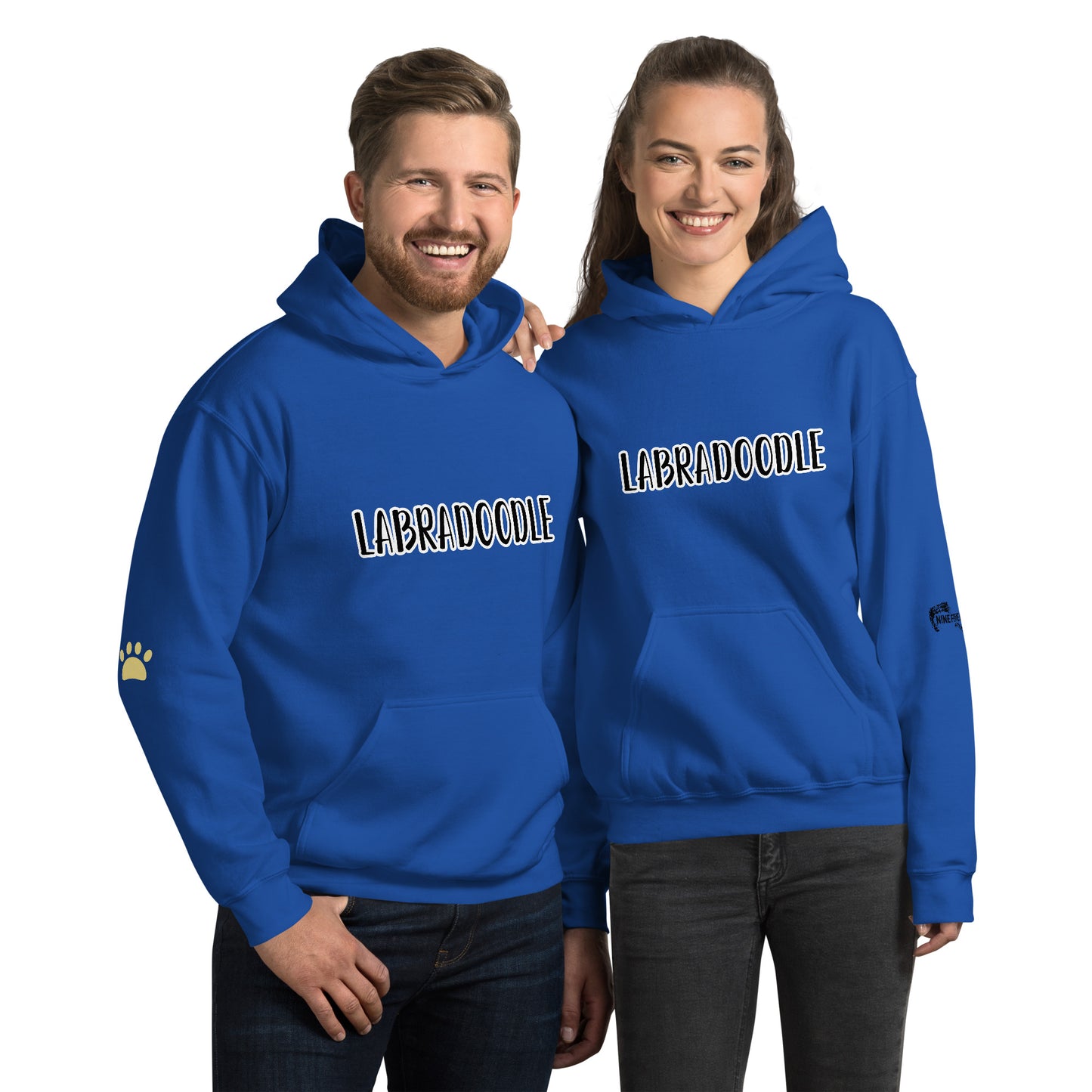 Labradoodle play 954 Signature Unisex Hoodie