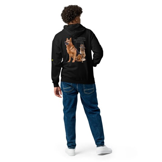 German Shepherd 954 Signature Unisex heavy blend zip hoodie