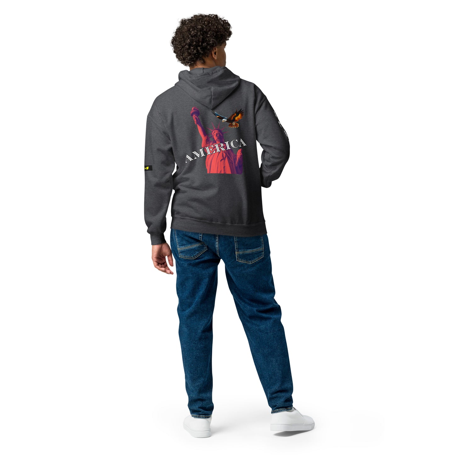 America Liberty 954 Signature Unisex heavy blend zip hoodie