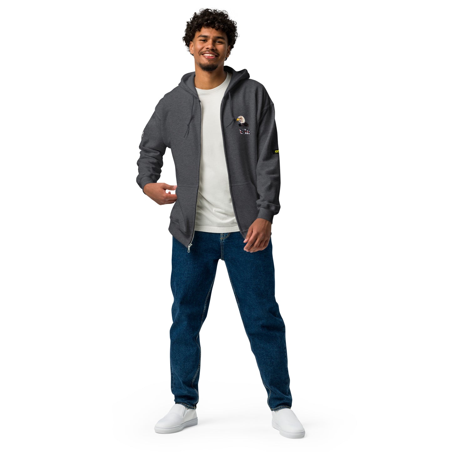 America Liberty 954 Signature Unisex heavy blend zip hoodie