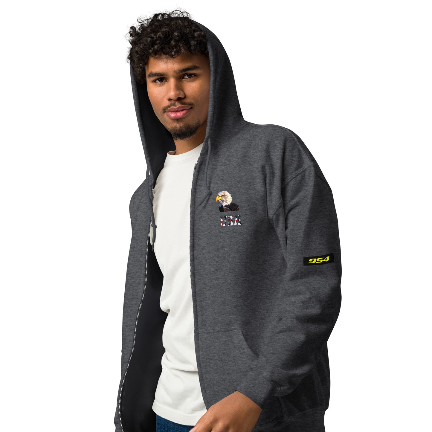 America Liberty 954 Signature Unisex heavy blend zip hoodie