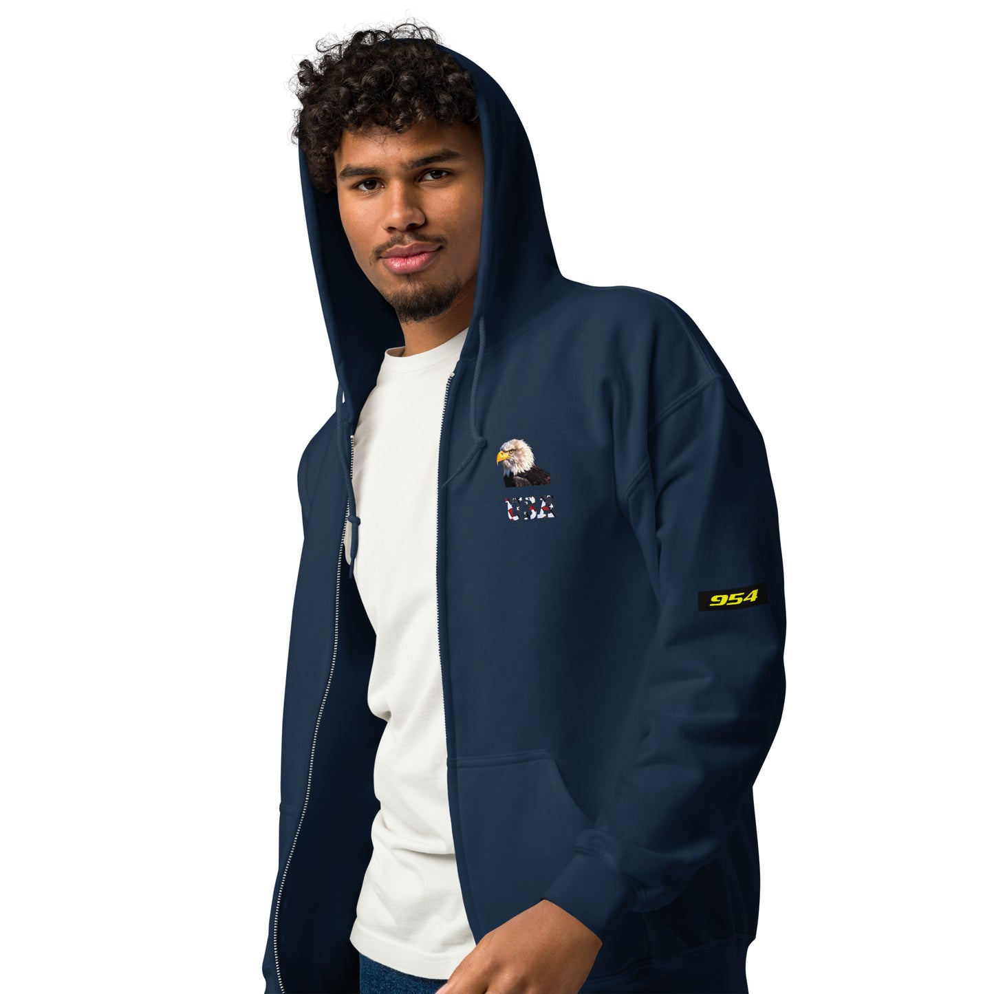America Liberty 954 Signature Unisex heavy blend zip hoodie