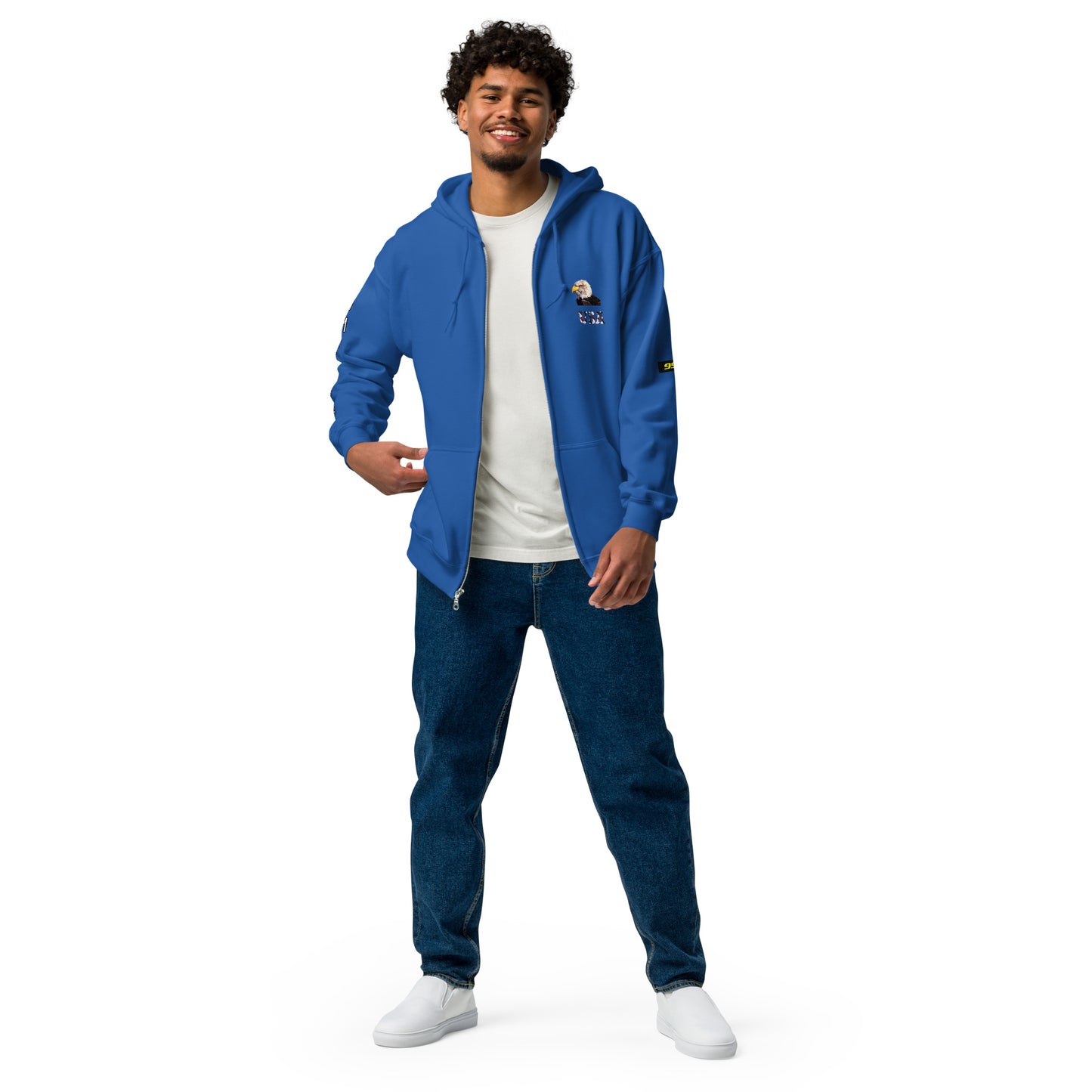 America Liberty 954 Signature Unisex heavy blend zip hoodie