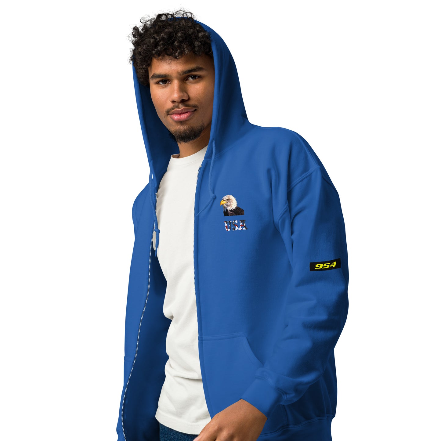 America Liberty 954 Signature Unisex heavy blend zip hoodie