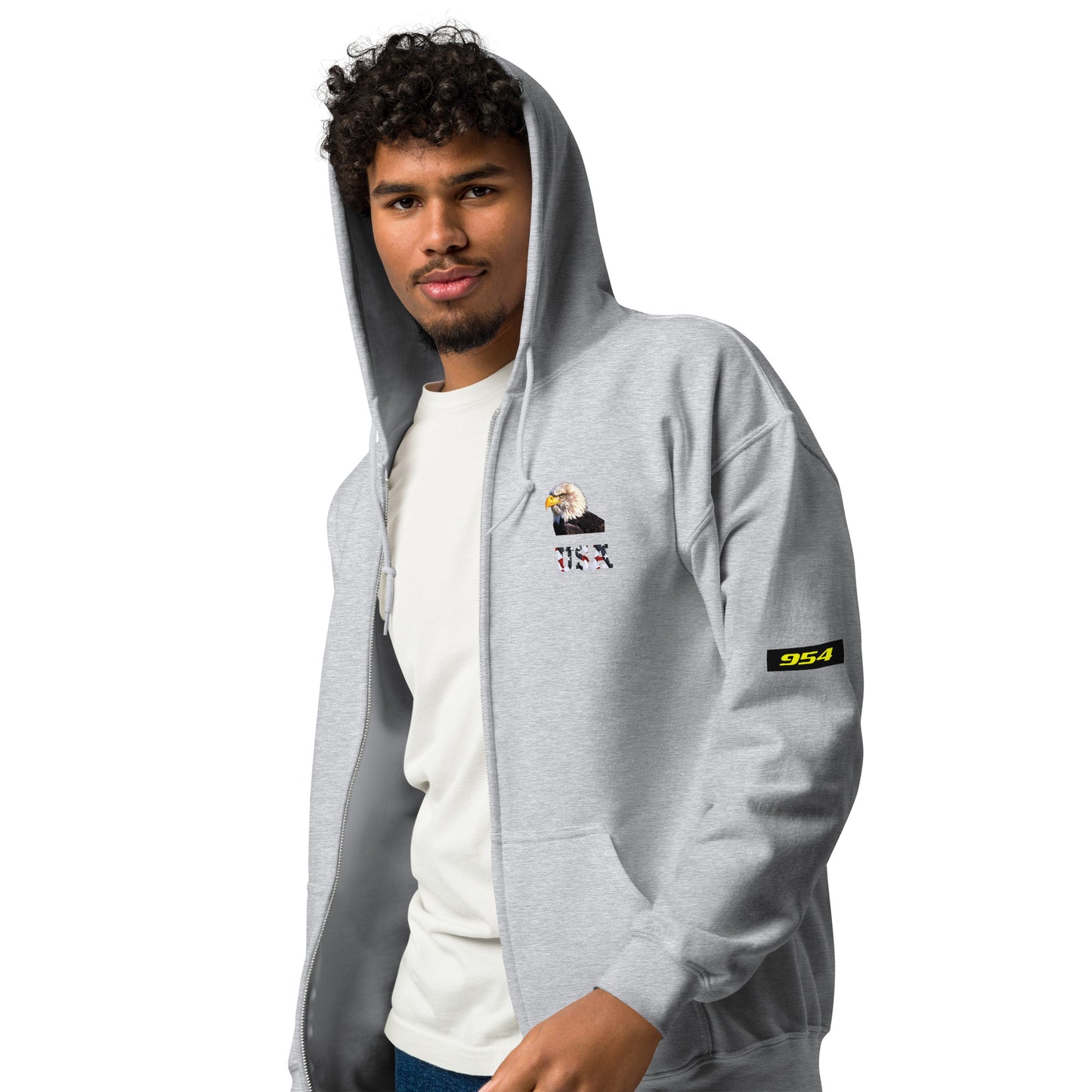 America Liberty 954 Signature Unisex heavy blend zip hoodie