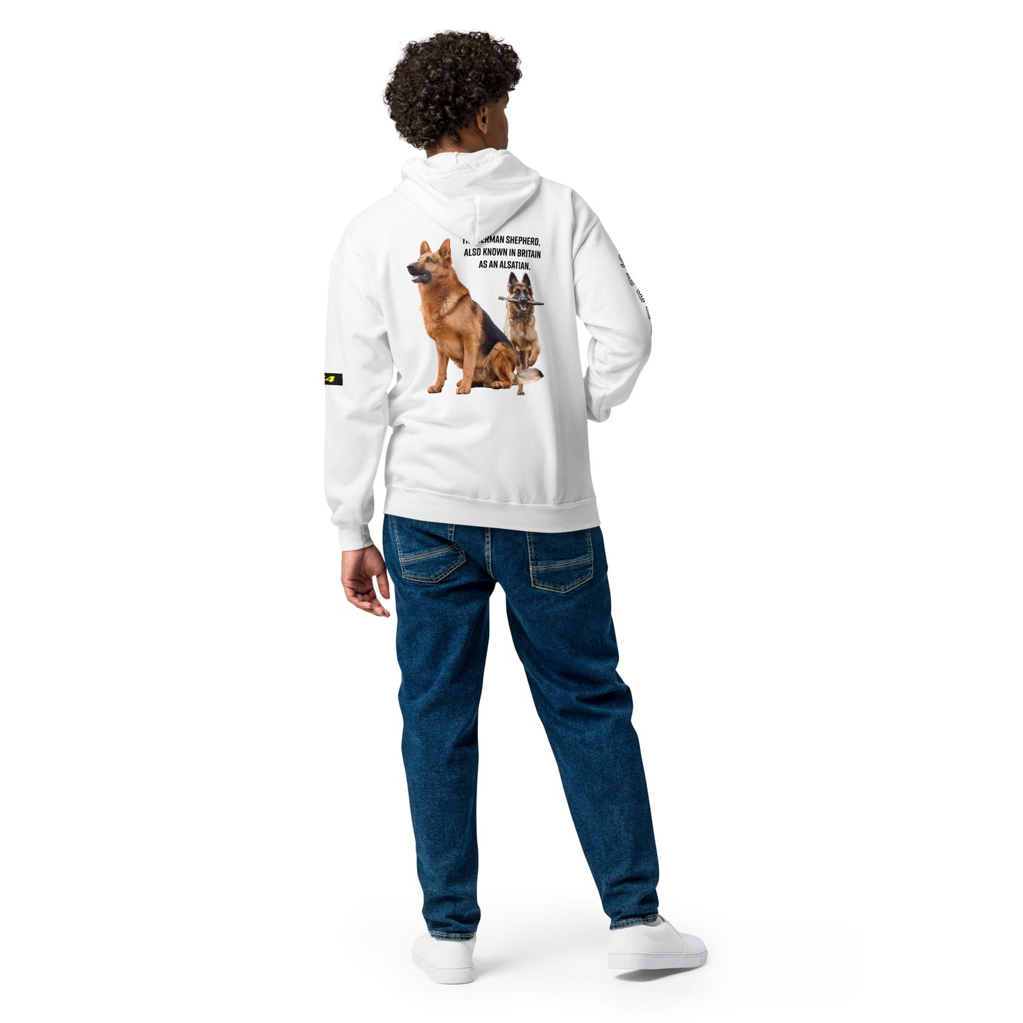 German Shepherd 954 Signature Unisex heavy blend zip hoodie