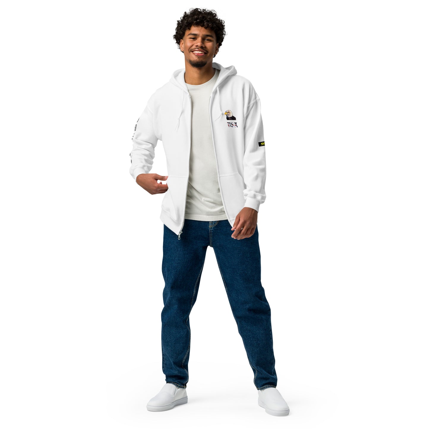 America Liberty 954 Signature Unisex heavy blend zip hoodie