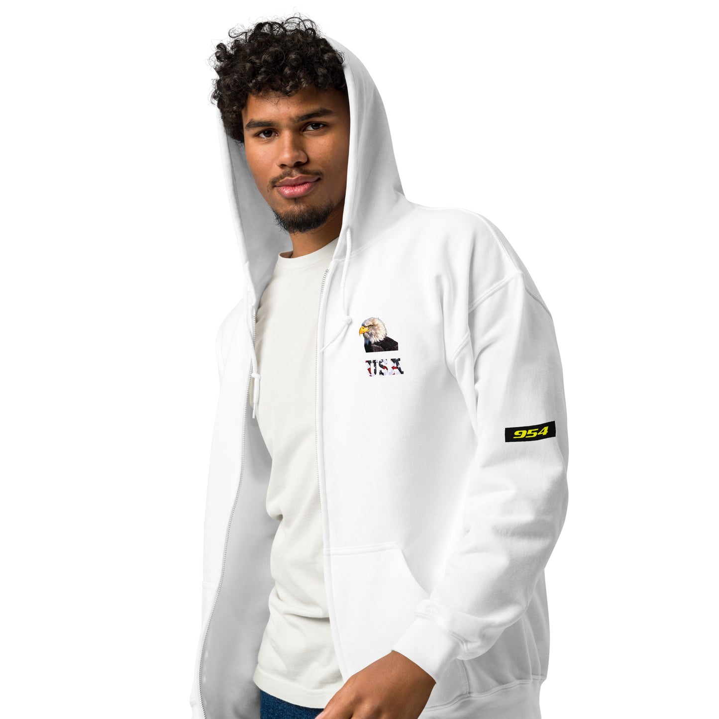 America Liberty 954 Signature Unisex heavy blend zip hoodie
