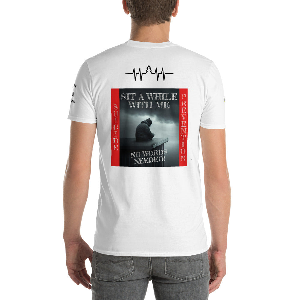 Sit a while with me 954 Signature Short-Sleeve T-Shirt