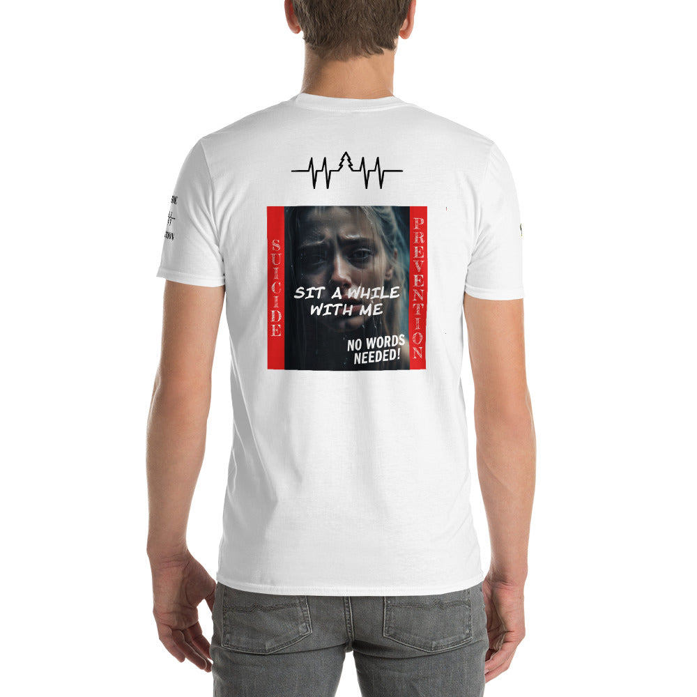 Sit a while with me 954 Signature Short-Sleeve T-Shirt