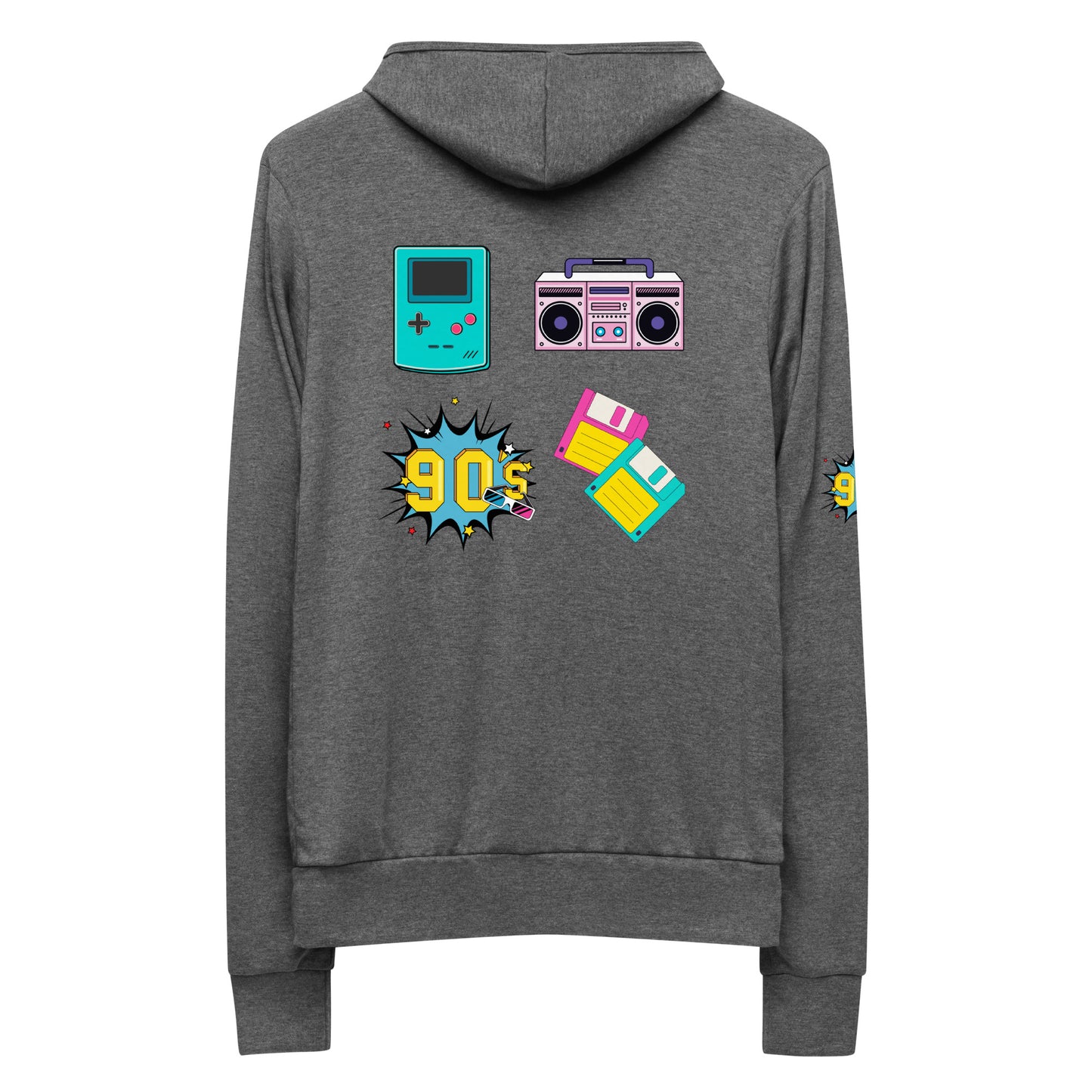 90's RETRO 954 Unisex zip hoodie